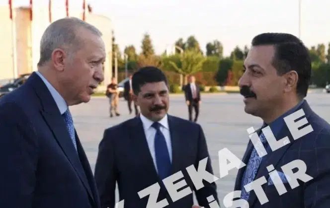 Mehmet Çakmak, Erdoğan ve Gürlek'in yanına montajlandı