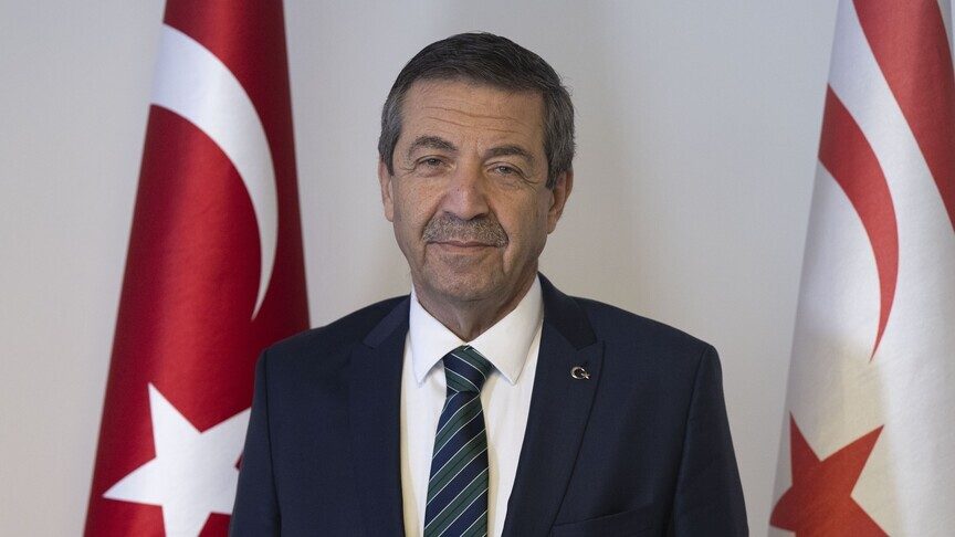 KKTC Dışişleri Bakanı Ertuğruloğlu Erdoğan'a teşekkür etti