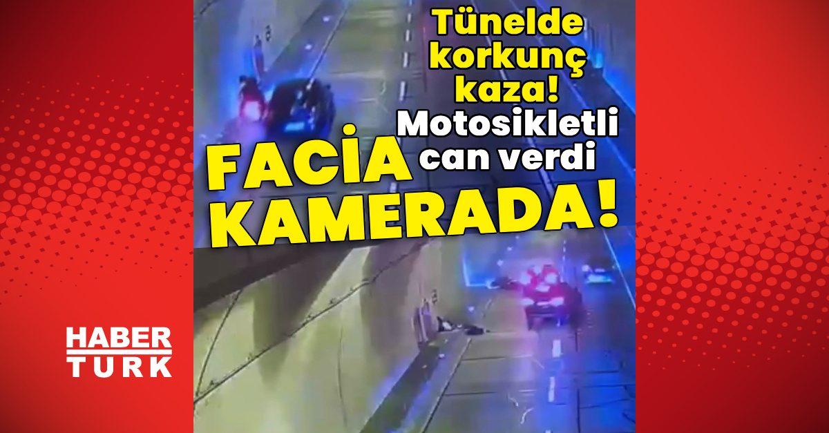 Sarıyer-Çayırbaşı Tüneli'nde motosiklet kazası: 1 ölü
