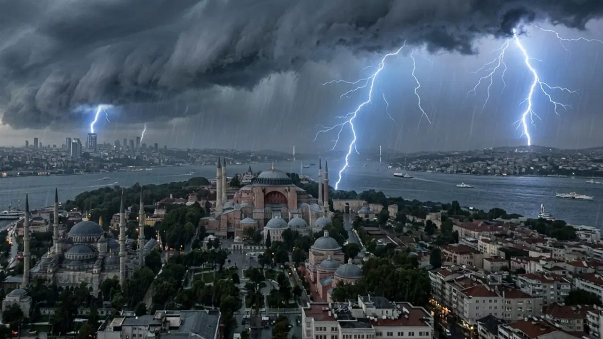 İstanbul'da Sağanak Yağış Perşembe Günü Yeniden Başlayacak