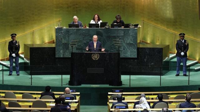 Cumhurbaşkanı Yardımcısı Yılmaz'dan Erdoğan'ın BM Genel Kurulu paylaşımı