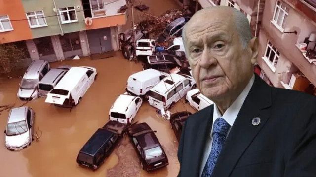 Bahçeli İstanbul'daki Sağanak İçin Devlet-Millet Dayanışması Vurgusu