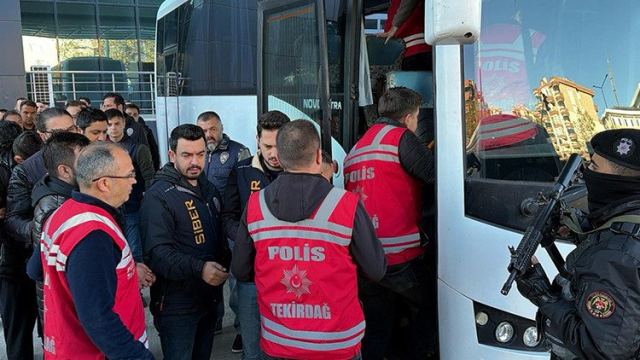 Tekirdağ'da Dolandırıcılık Operasyonu: 32 Şüpheli Yakalandı