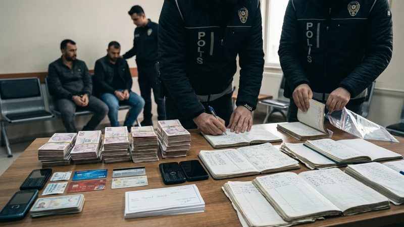 İzmir merkezli tefecilik operasyonunda 13 şüpheli yakalandı
