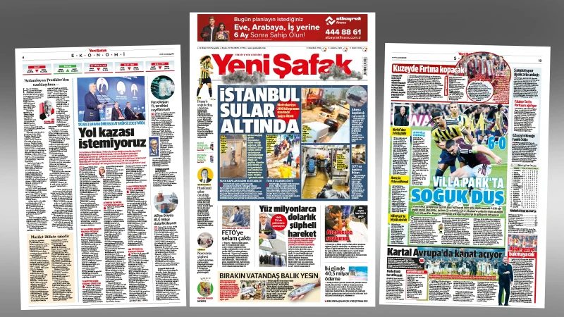 İstanbul sağanak yağışla sular altında kalıyor