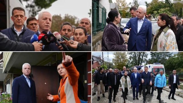 İstanbul Valisi Gül, Beykoz'da sel sonrası incelemelerde bulundu