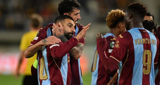 Trabzonspor UEFA Konferans Ligi'nde KuPS'i yendi