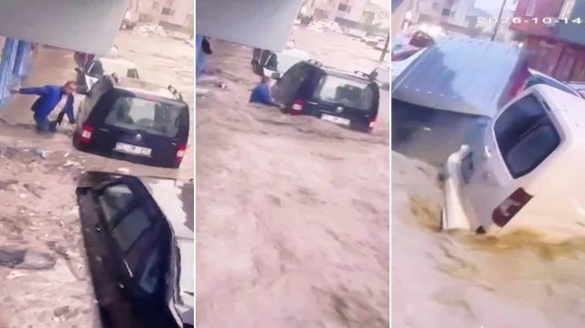 Ayazağa'da sel felaketinin görüntüleri ortaya çıktı