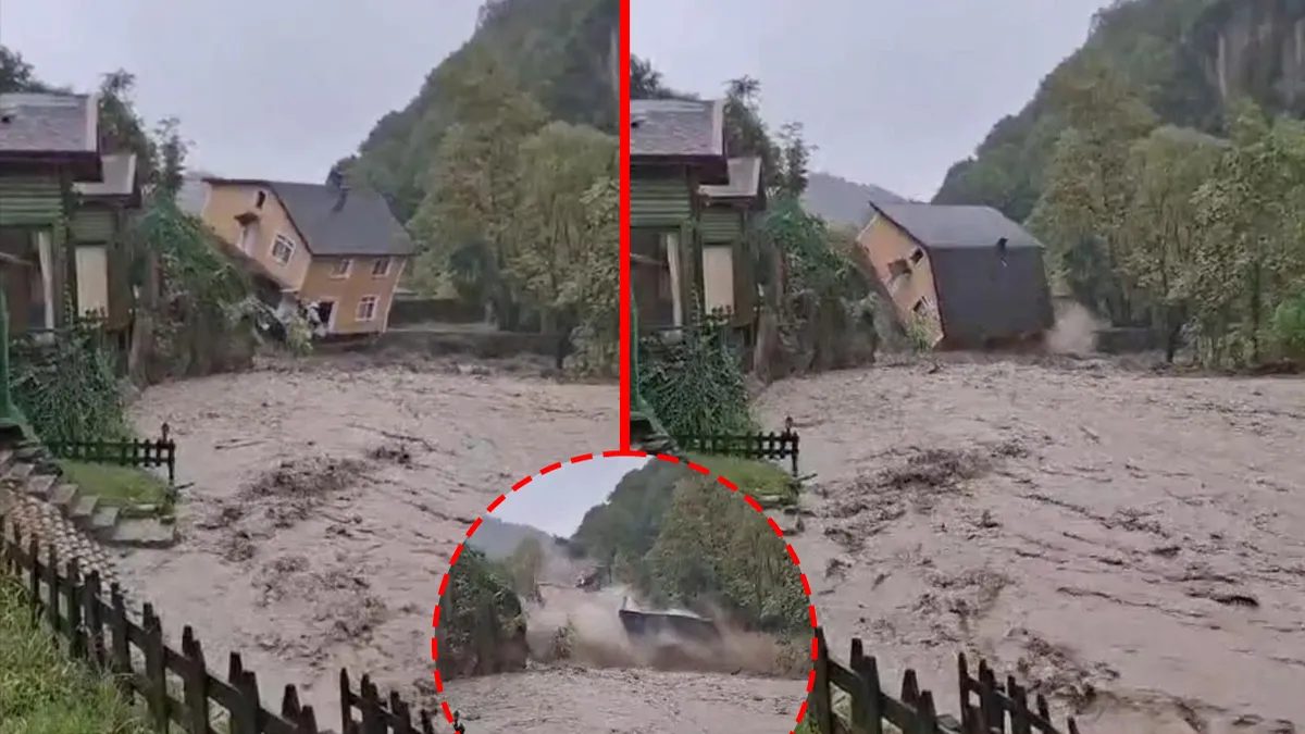 Sakarya'da Sel Felaketi: İki Katlı Villa Yıkıldı