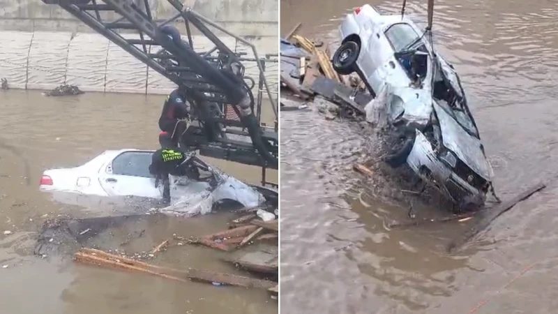 Sarıyer’de selde kaybolan Ahmet Derin’in otomobili bulundu