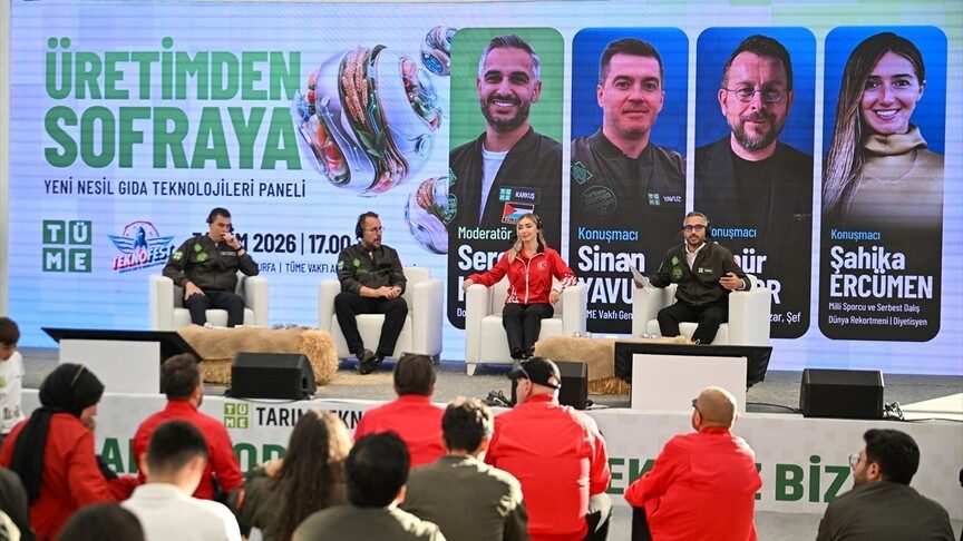 TEKNOFEST Şanlıurfa'da Yeni Nesil Gıda Teknolojileri Paneli Düzenlendi
