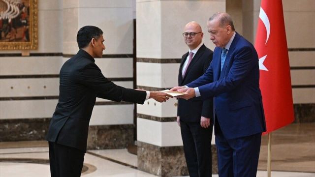 Cumhurbaşkanı Erdoğan, büyükelçilerin güven mektuplarını kabul etti