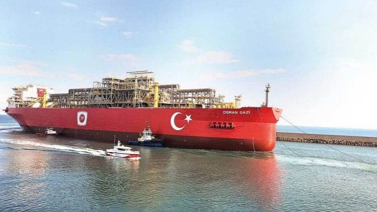 Osman Gazi Yüzer Üretim Platformu Sakarya’ya Uğurlandı