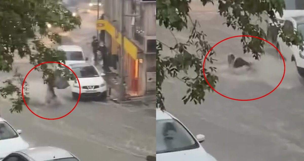 Kağıthane'de Kadın Sel Sularına Kapıldı