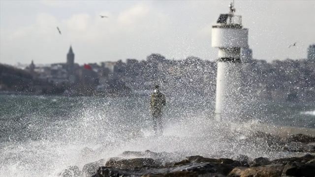 Marmara Bölgesi için Meteoroloji'den fırtına uyarısı