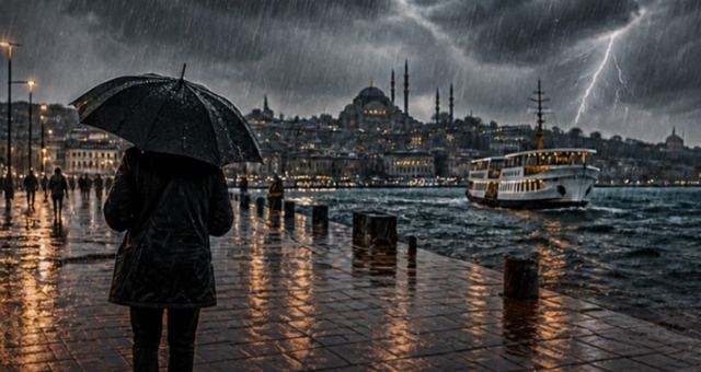 İstanbul'da Cuma Günü Yağmur Bekleniyor