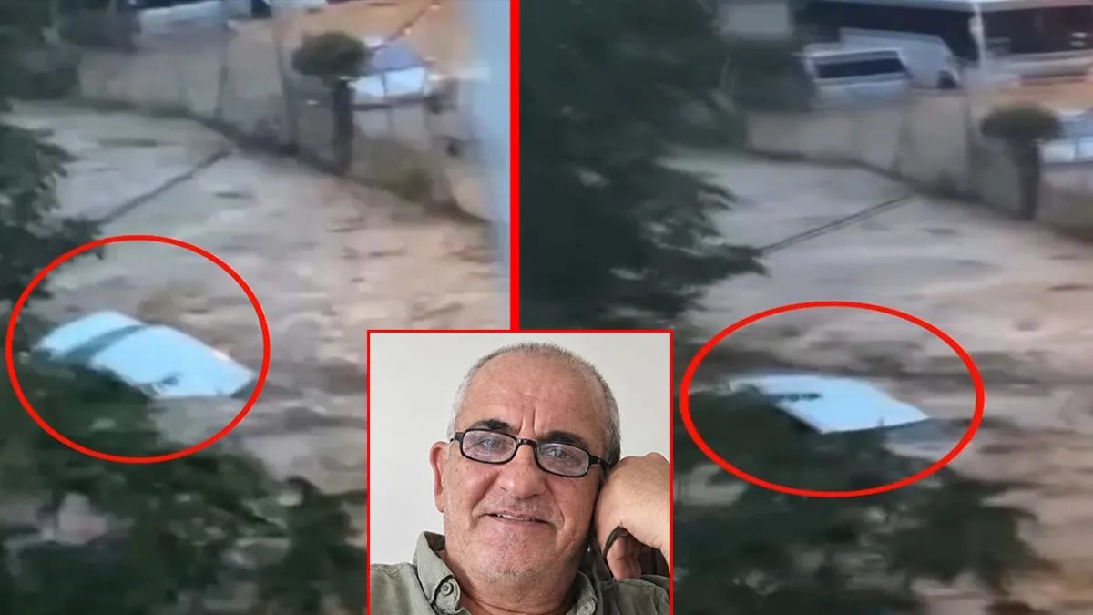 Sarıyer'de selde kaybolan Ahmet Derin'in aracı sürüklendi