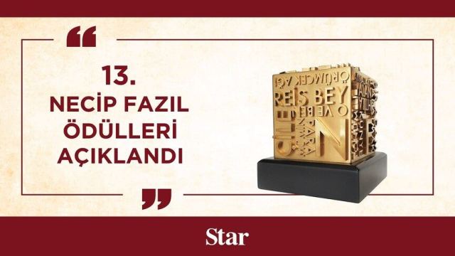Necip Fazıl Ödülleri 2026 yılı kazananları açıklandı