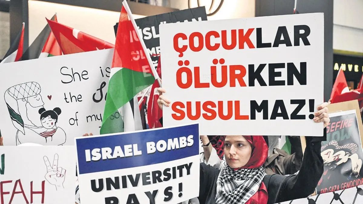 Eyüpsultan'da Gazze İçin Etkinlik Düzenleniyor