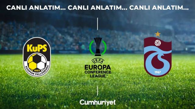 Trabzonspor, KuPS Kuopio ile UEFA Konferans Ligi'nde karşılaşıyor