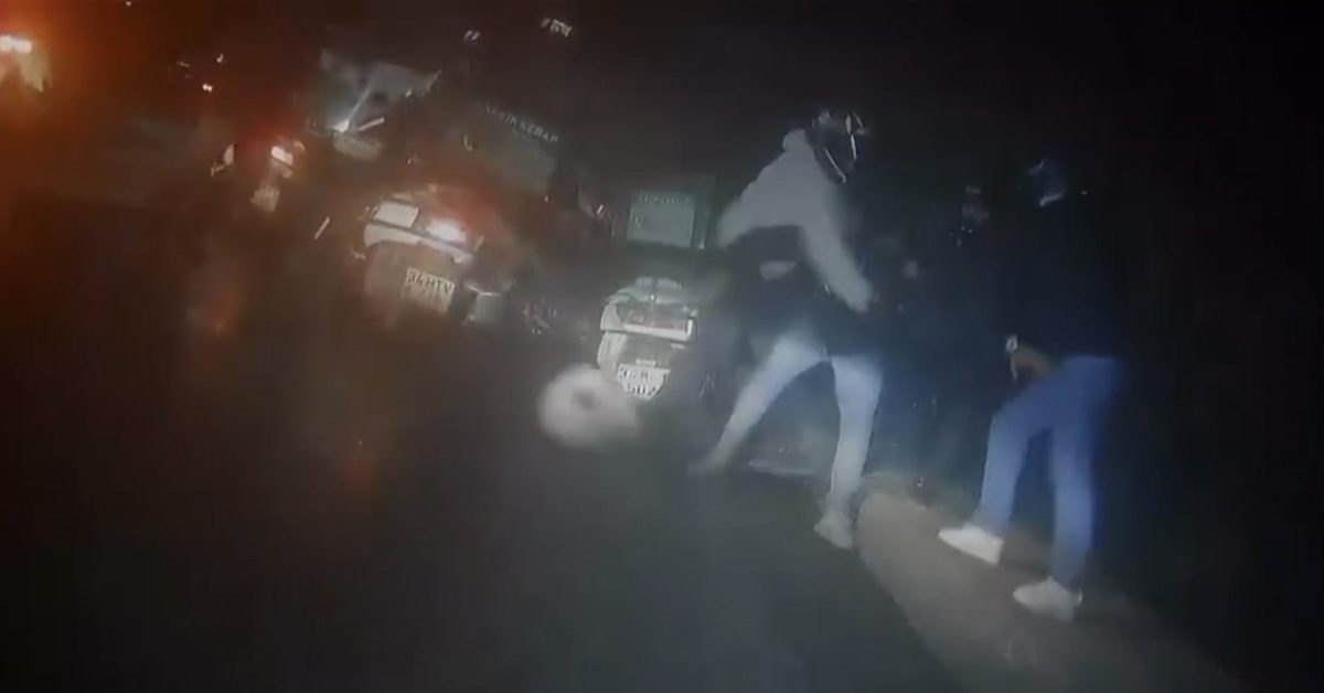 Sarıyer'de Motokuryeye Saldırı: Kaskla Vuruldu