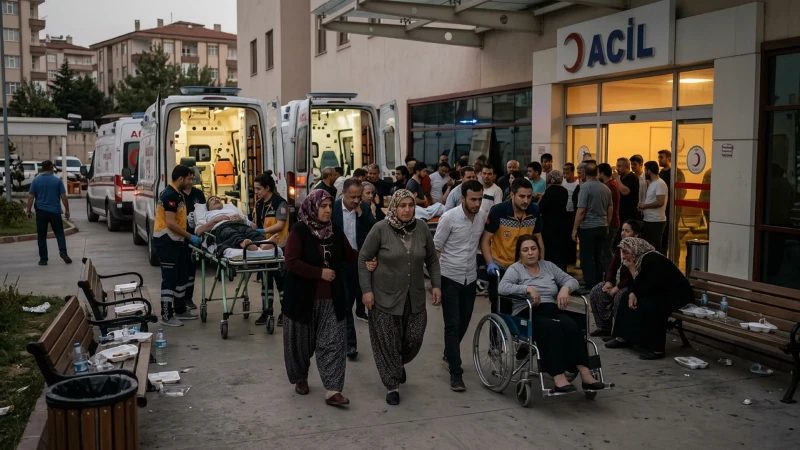 Siirt'te Gıda Zehirlenmesi: 88 Kişi Hastaneye Kaldırıldı