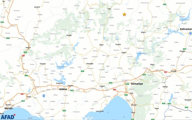 Adana ve Osmaniye'de peş peşe depremler meydana geldi
