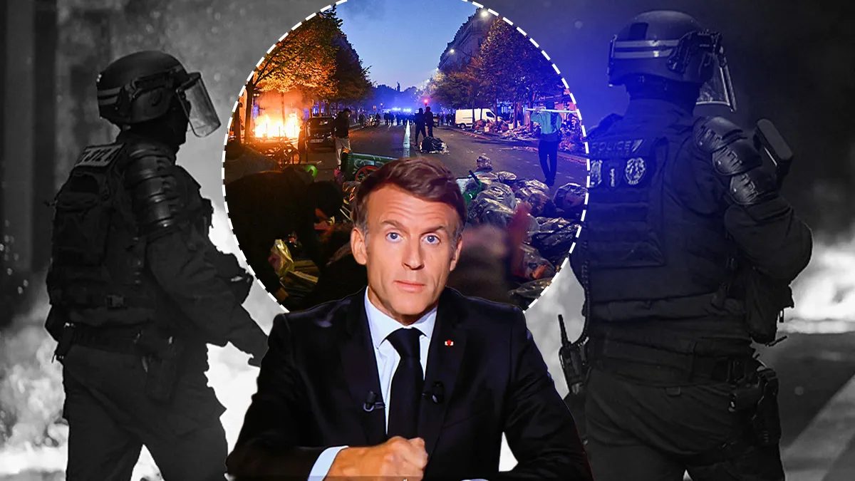 Fransa Cumhurbaşkanı Macron, eylemcilere sert tepki gösterdi