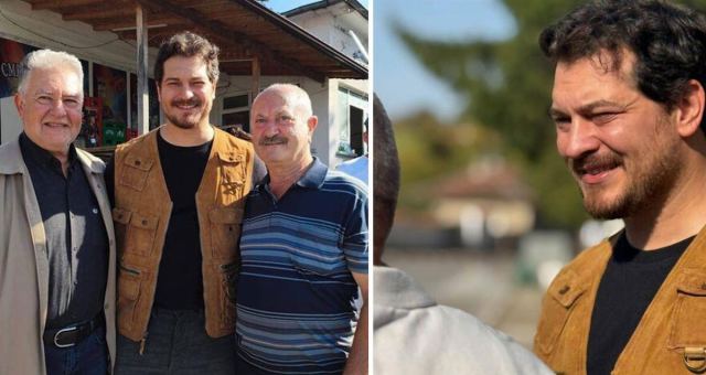 Çağatay Ulusoy, ailesinin köyüne Bulgaristan'da ziyaret gerçekleştirdi