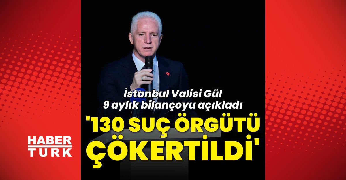 İstanbul'da 130 organize suç örgütü çökertildi