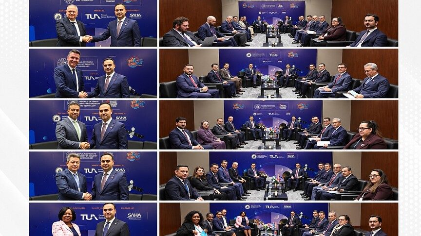 Bakan Kacır 77. Uluslararası Uzay Kongresi'nde görüşmeler yaptı
