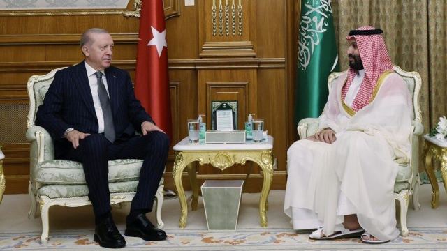 Cumhurbaşkanı Erdoğan, Suudi Arabistan Veliaht Prensi ile görüştü
