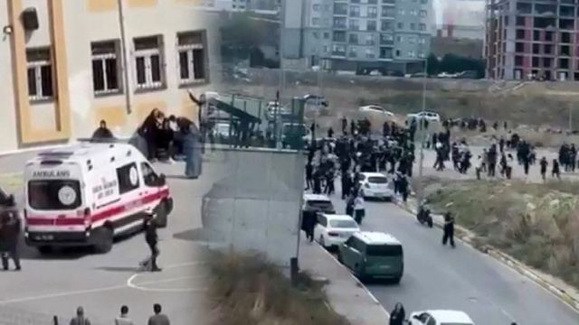 Esenyurt'ta lisede öğrenci kavgası: Polis ve sağlık ekipleri sevk edildi