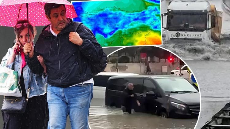 İstanbul'da Kuvvetli Yağışlar Etkili Oluyor