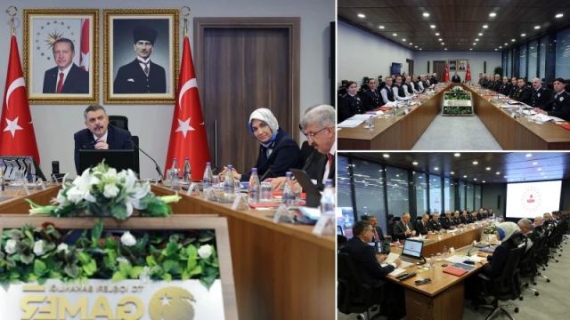 Bakan Çiftçi başkanlığında asayiş toplantısı yapıldı
