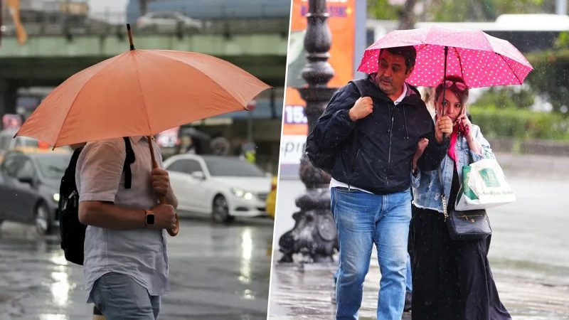 İstanbul için Meteoroloji ve AKOM'dan yağış uyarısı