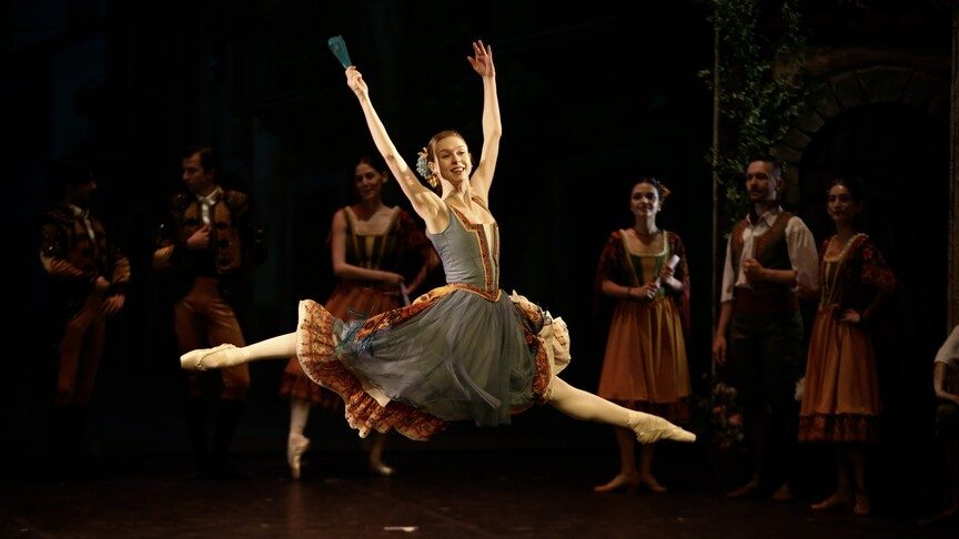 Don Kişot balesi prömiyere hazırlanıyor