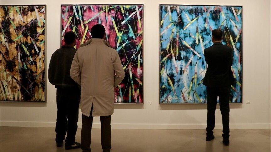 CURE Art Gallery, Ahmet Oran ve Ekrem Yalçındağ'ın eserleriyle açıldı