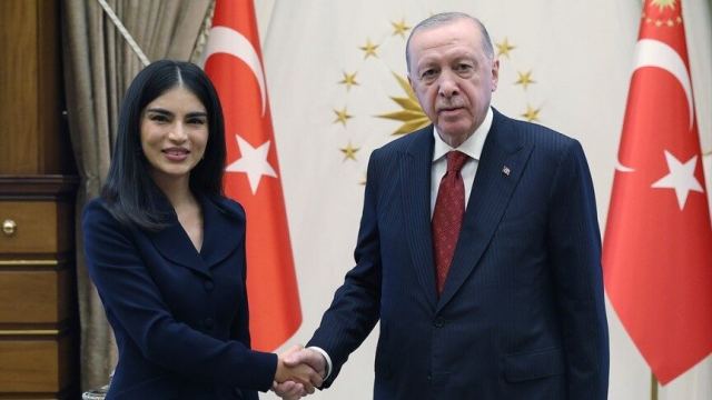 Cumhurbaşkanı Erdoğan, Mirziyoyeva'yı İstanbul'da kabul etti