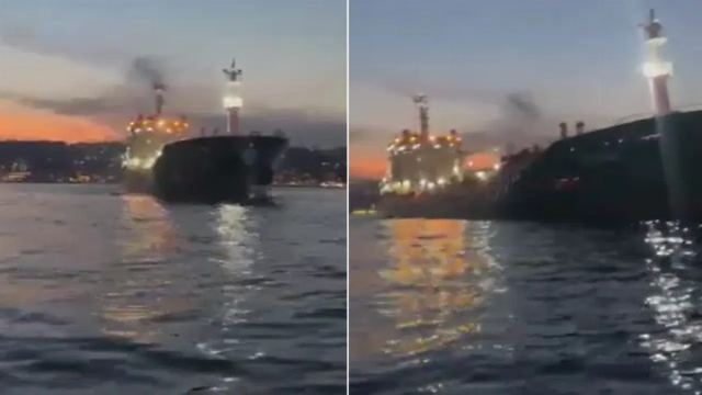 Kanlıca'da Gemi Sürüklendi, Boğaz Trafiği Kapandı
