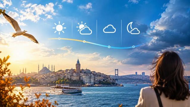 İstanbul'da Hava Durumu: Yağış Yok, Sıcaklık 21-25 Derece Arasında