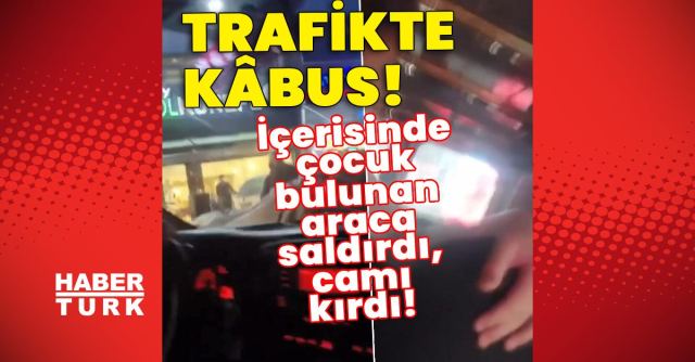 Sarıyer'de Trafikte Saldırı: Cam Kırıldı, Çocuk Ağladı