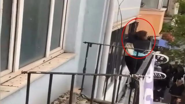 İstanbul'da otel penceresinden düşen kadın hastaneye kaldırıldı
