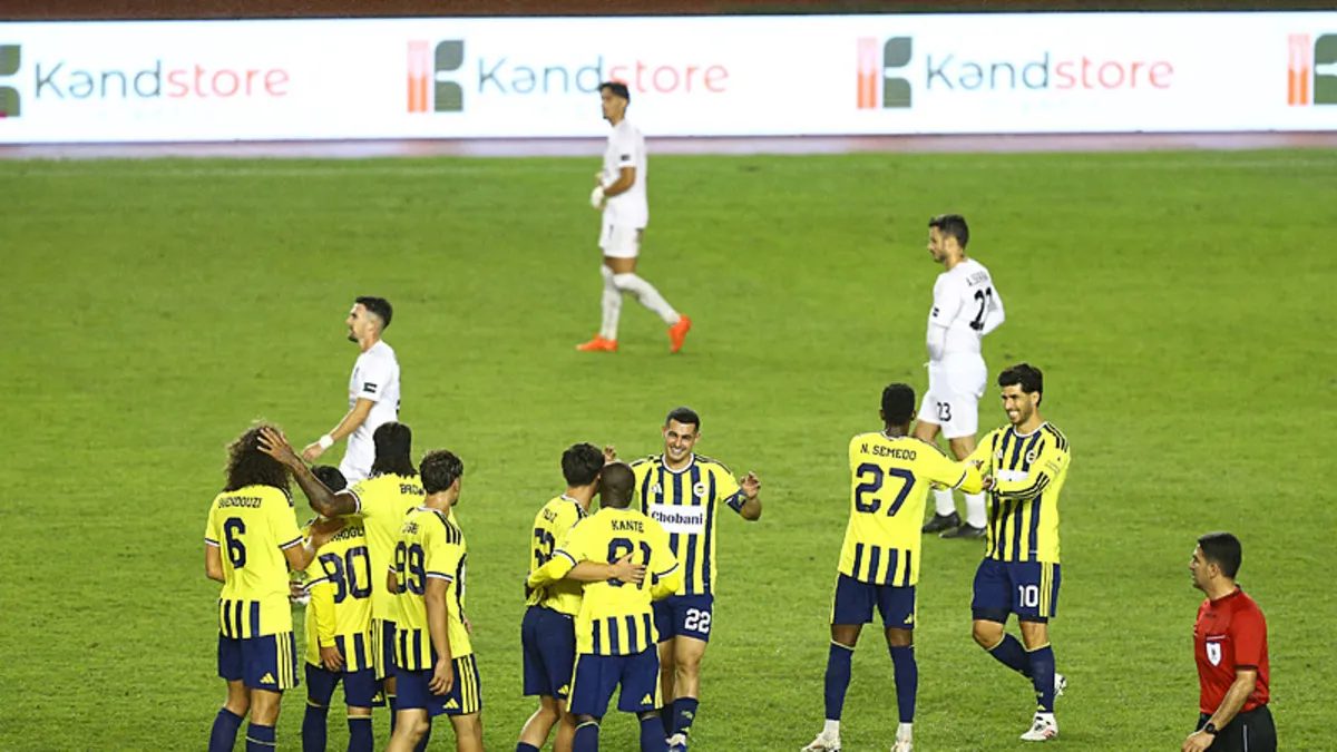 Fenerbahçe, Turan Tovuz'u 2-0 ile geçti