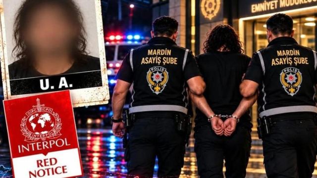 U.A. Mardin'de yakalandı, Almanya'da cinayetle aranıyordu