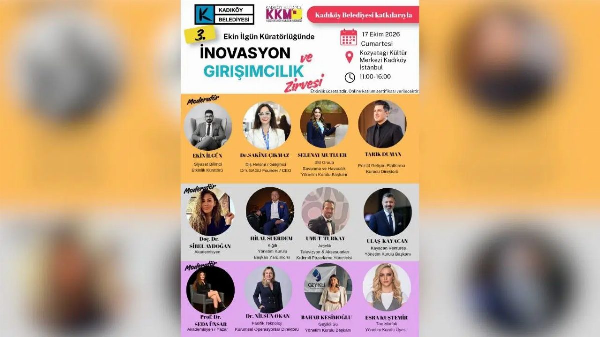İnovasyon ve Girişimcilik Zirvesi İstanbul'da düzenlenecek