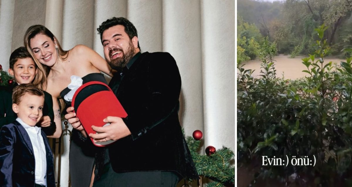 Berfu Yenenler'in evi Kemerburgaz'da su baskınına uğradı