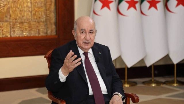 Cezayir Cumhurbaşkanı Tebbun, BAE ile ilişkileri kesme kararını açıkladı