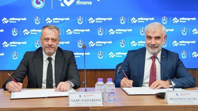 Trabzonspor, Albayrak Finans ile sponsorluk anlaşması imzaladı