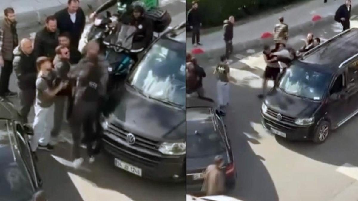 Bayrampaşa'da yol verme tartışması kavgaya dönüştü